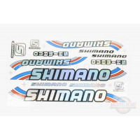 Наклейки (набор) спонсор "SHIMANO" (35х20см) (#B17) Наклейки (набор) спонсор "SHIMANO" (35х20см) (#B17)