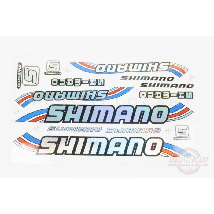 Наклейки (набор) спонсор "SHIMANO" (35х20см) (#B17)