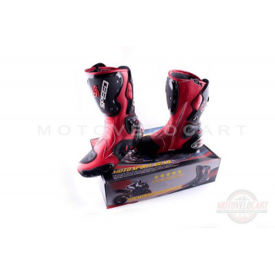 Ботинки   (mod:1001, size:43, красные)   "PROBIKER"