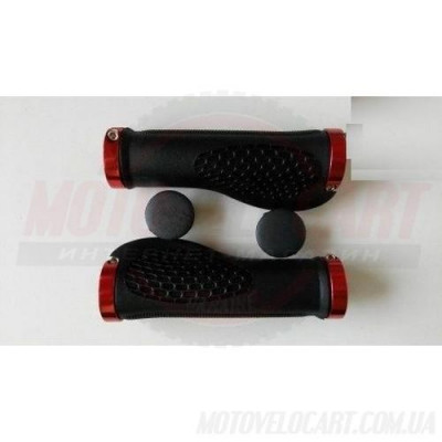 Грипсы эргономичные TPR Comfort с замками 130mm "MD" Грипсы эргономичные TPR Comfort с замками 130mm "MD"