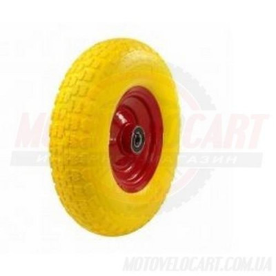 Колесо пенополиуретановое модель 3.50-6 (d=20 mm)