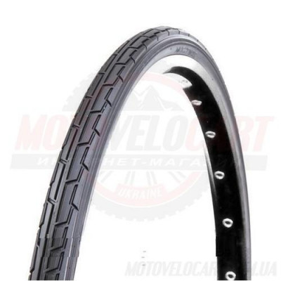 Покрышка велосипедная без камеры 28x1 5/8x1 3/8 (37-622) (red strip) "Deestone" D-801