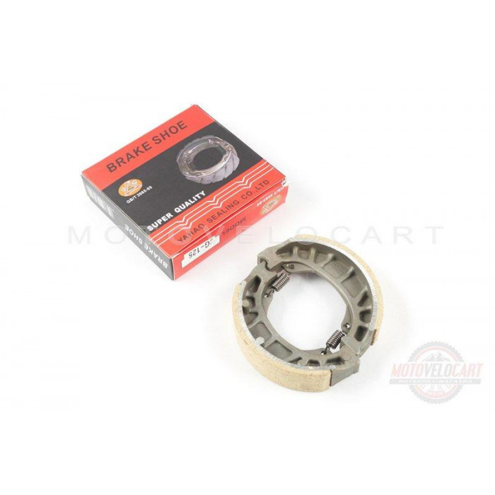 Колодки тормозные (барабан)   4T GY6 50-150   (10/12 колесо)   BRAKE SHOE, пара