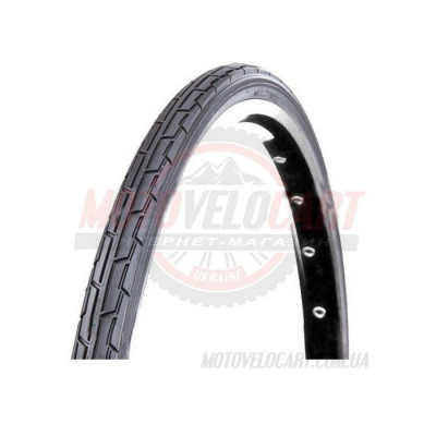 Покрышка велосипедная без камеры 28x1 5/8x1 3/8 (37-622) (red strip) "Deestone" D-801 Покрышка велосипедная без камеры 28x1 5/8x1 3/8 (37-622) (red strip) "Deestone" D-801
