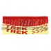 Наклейки вело световозвращающие (на обод колеса) TREK Красные 25х13см