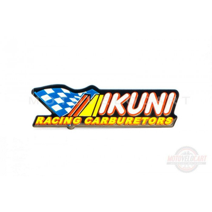 Наклейка   MIKUNI  (12х3см)