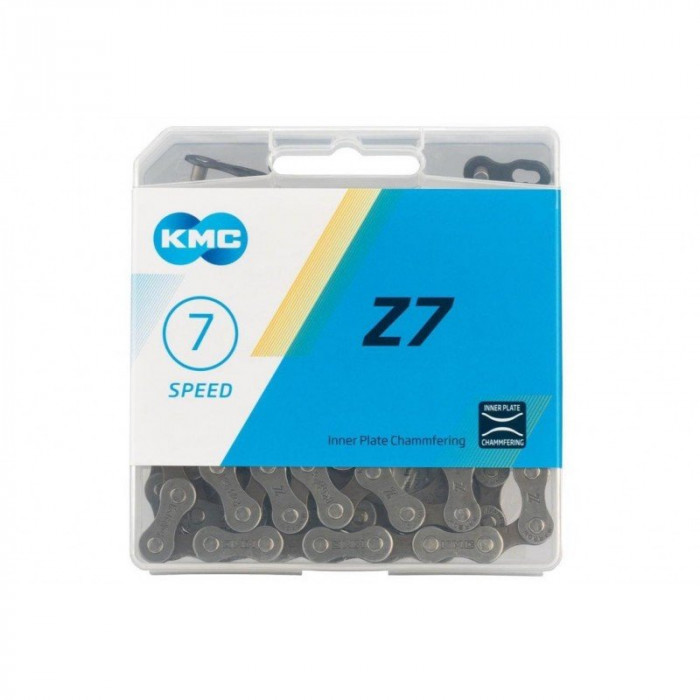 Цепь для велосипеда KMC 7" speed, хром, арт. Z-7"CP