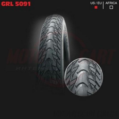 Велопокрышка с камерой GRL 20"х1.75 (5091)
