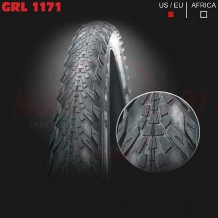 Велопокрышка с камерой GRL 26"х2.0 (1171)