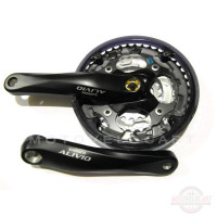 Шатун система, разборная SHIMANO ALIVIO 3 зв. 22-32-44Т (#MD) цвет: черный Шатун система, разборная SHIMANO ALIVIO 3 зв. 22-32-44Т (#MD) цвет: черный