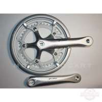 Шатун система, разборная PROWHEEL SOLID, алюминиевая mod:320P 42-52(24) серебро (#MD) Шатун система, разборная PROWHEEL SOLID, алюминиевая mod:320P 42-52(24) серебро (#MD)