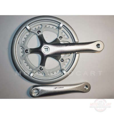 Шатун система, разборная PROWHEEL SOLID, алюминиевая mod:320P 42-52(24) серебро (#MD) Шатун система, разборная PROWHEEL SOLID, алюминиевая mod:320P 42-52(24) серебро (#MD)
