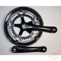 Шатун система, разборная PROWHEEL CHARIOT, алюминиевая mod:521P-N 39-53(19),  черный (#MD)