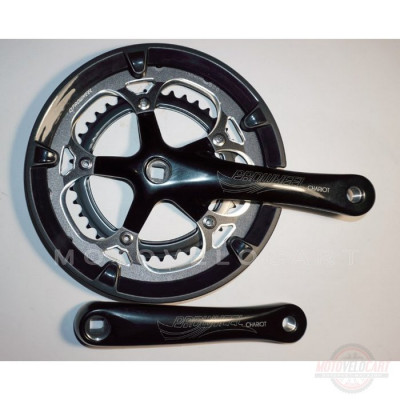 Шатун система, разборная PROWHEEL CHARIOT, алюминиевая mod:521P-N 39-53(19), черный (#MD) Шатун система, разборная PROWHEEL CHARIOT, алюминиевая mod:521P-N 39-53(19), черный (#MD)