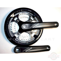 Шатун система, разборная PROWHEEL, алюминиевая mod:251P 28-38-48 зубов (14),черный (#MD)