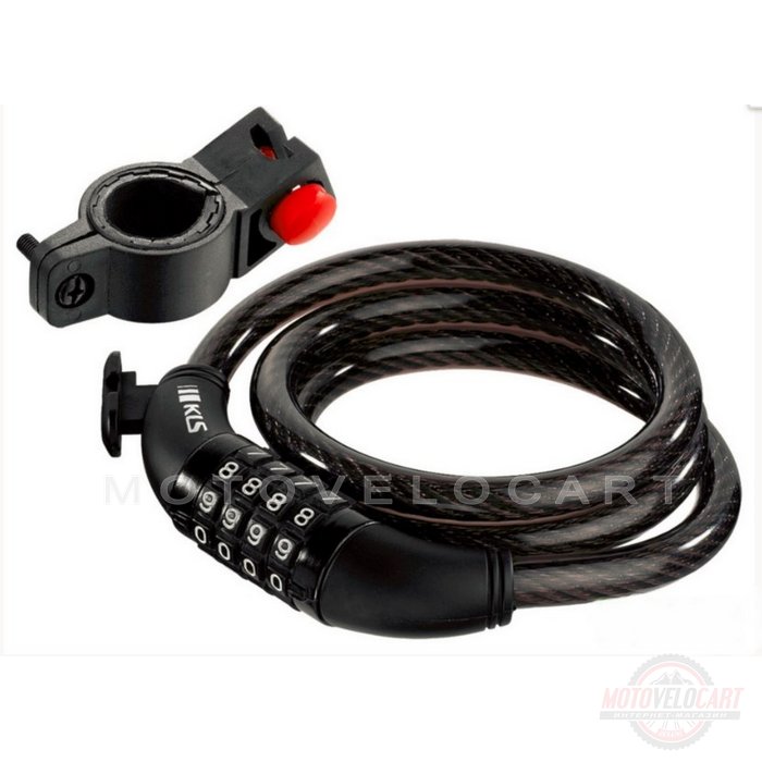 Замок велосипедный кодовый 12mm-1000mm Kellys "Encode"  