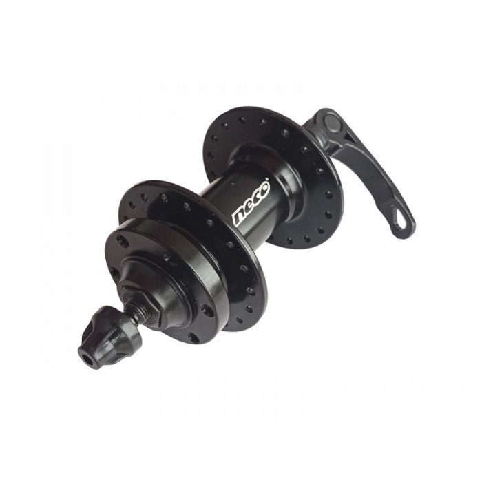 Втулка передняя алюминиевая Neco MS37F-32H Black