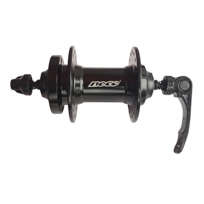 Втулка передняя алюминиевая Neco MS37F-32H Black