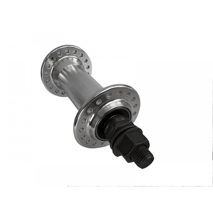 Втулка алюминиевая передняя на промподшипнике ( Silver ) Black 36H