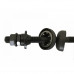 Ось передняя с чашками (3/8"*140 мм)CZ-03I