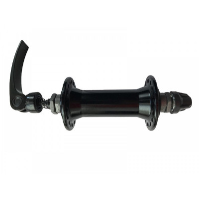 Втулка алюминиевая передняя под эксцентрик на промподшипнике ( V-Brake) Black 36H     Модель: HB201FQ(Black)