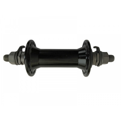 Втулка алюминиевая передняя на промподшипнике ( V-Brake) Black  Модель: HB201FB (Black) 