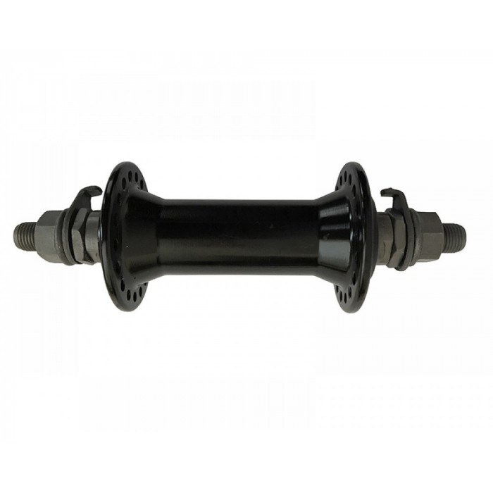 Втулка алюминиевая передняя на промподшипнике ( V-Brake) Black  Модель: HB201FB (Black) 
