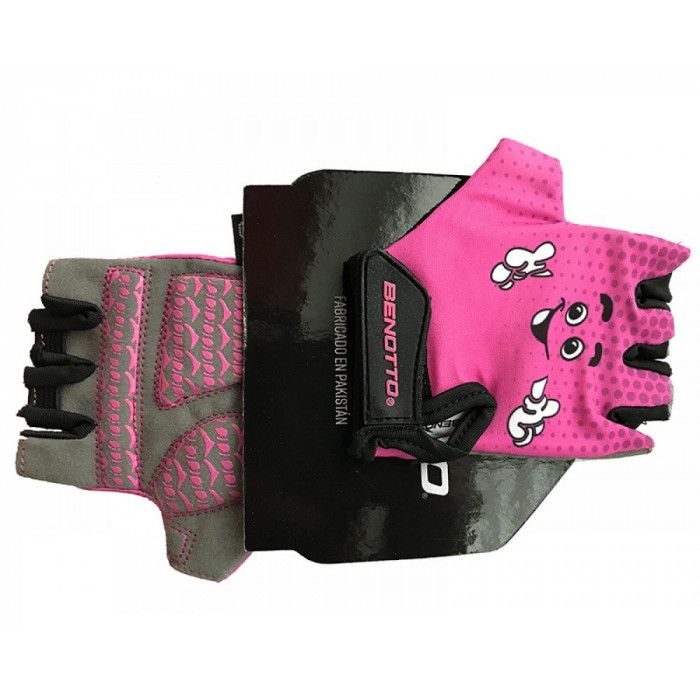 Перчатки детские открытые  Benotto LCL-K65111 (Pink)