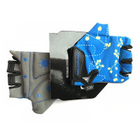 Перчатки детские открытые Benotto LCL-K6596(Blue/Grey) Перчатки детские открытые Benotto LCL-K6596(Blue/Grey)