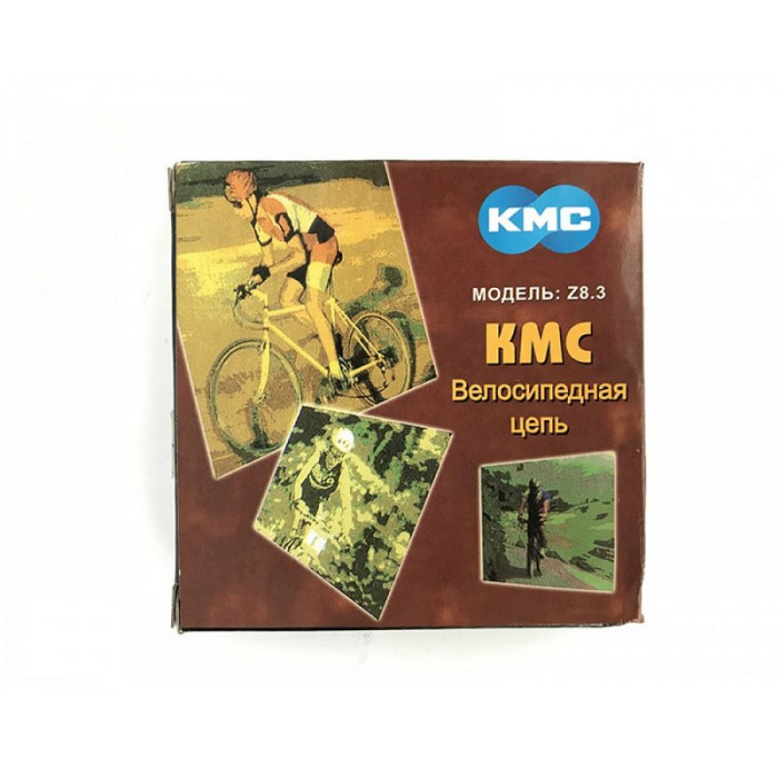 Цепь КМС Z8.3 1/2"*3/32" 116 зв. Gray/Gray Цепь КМС Z8.3 1/2"*3/32" 116 зв. Gray/Gray