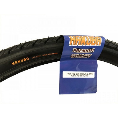 Покрышка антипрокольная "Hakuba" 28 x 1-5/8 x 1-3/4 (700 x 45C) G5001 