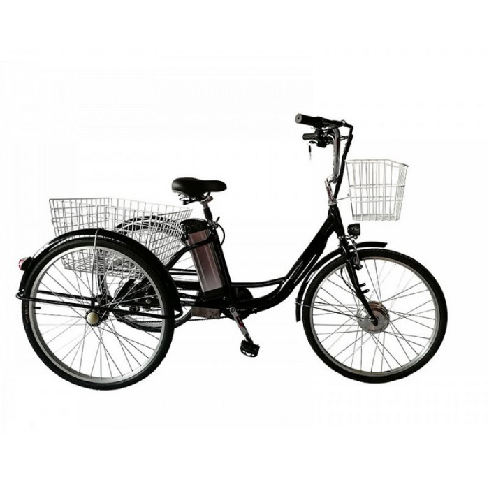 Электровелосипед дорожный трехколесный 26" 500W+PAS
