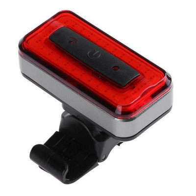 Стоп задний велосипедный алюминиевый 120 Lumen (компл.зарядка  от USB Li-ion 3.7V 500mAh,датчик света,влагозащитный),mod:RPL-2286 "RAYPAL"