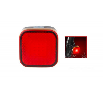 Стоп задний велосипедный алюминиевый 120 Lumen (компл.зарядка  от USB),mod:RPL-2287 "RAYPAL"