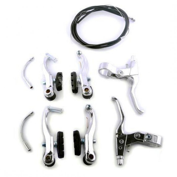 Тормозная система велосипедная (ободная) (V-brake) (+2 ручки, +2 троса L-1340/760mm) "YAT"