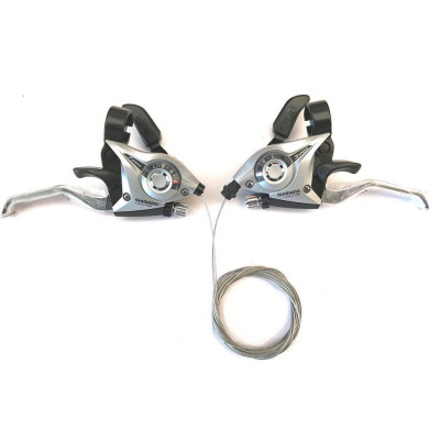 Переключатели скоростей велосипедные моноблоки  SHIMANO  #ST-EF51 (7 скоростей)  