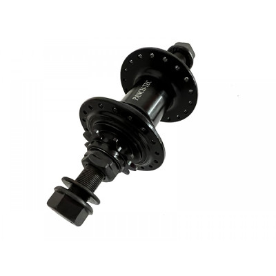 Втулка алюминиевая задняя на промподшипнике BMX 14G x 36H x M14 Black (A 241-R)