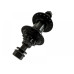 Втулка алюминиевая задняя на промподшипнике BMX 14G x 36H x M14 Black (A 241-R)