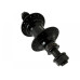 Втулка алюминиевая задняя на промподшипнике BMX 14G x 36H x M14 Black (A 241-R)