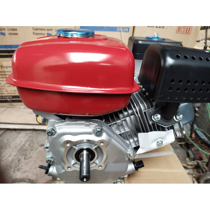Бензиновый Двигатель HT-170F 19мм Красный + Черный