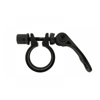 Хомут c эксцентриком под седло Ø-31.8 черный KL-M07